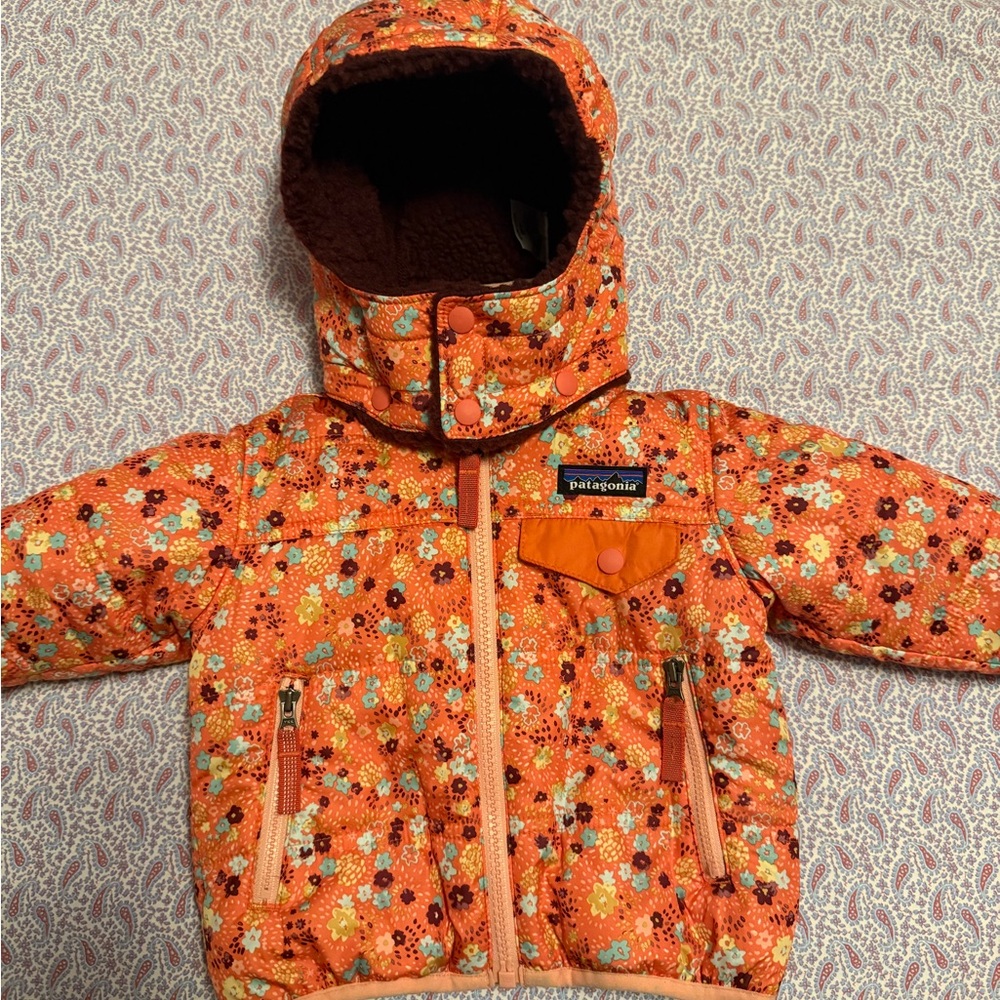 Patagonia baby reversible jacket 3-6 months